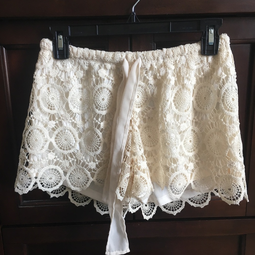 Lace shorts